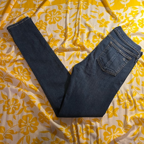 👖 RAG & BONE Blue Distressed Vashon Skinny Jeans Size 29. EUC - Picture 13 of 13